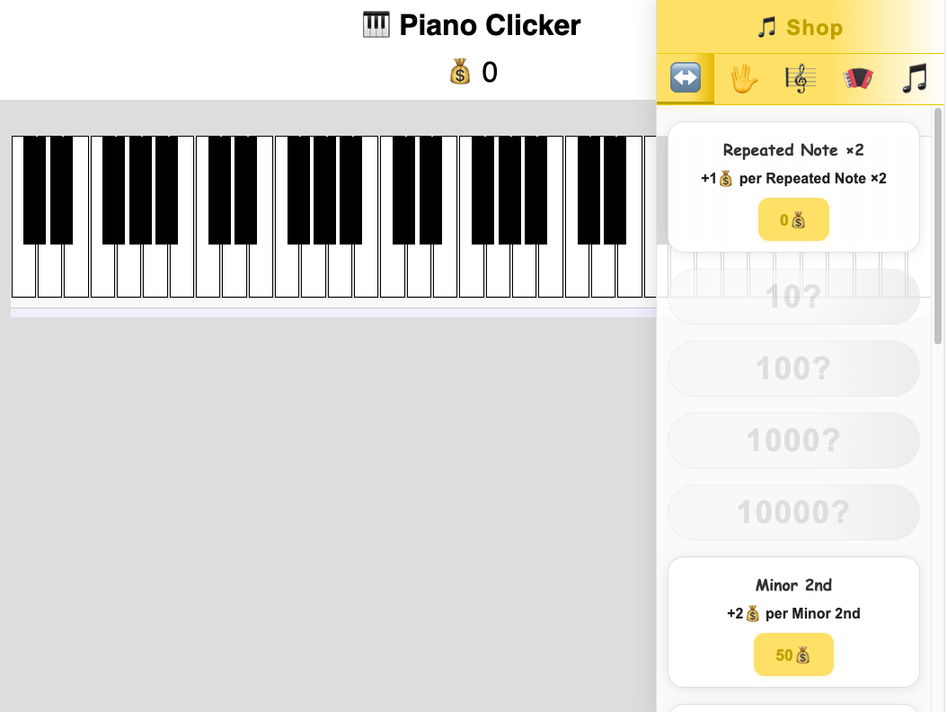 Piano Clicker